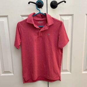 Boys Vineyard Vines gold shirt